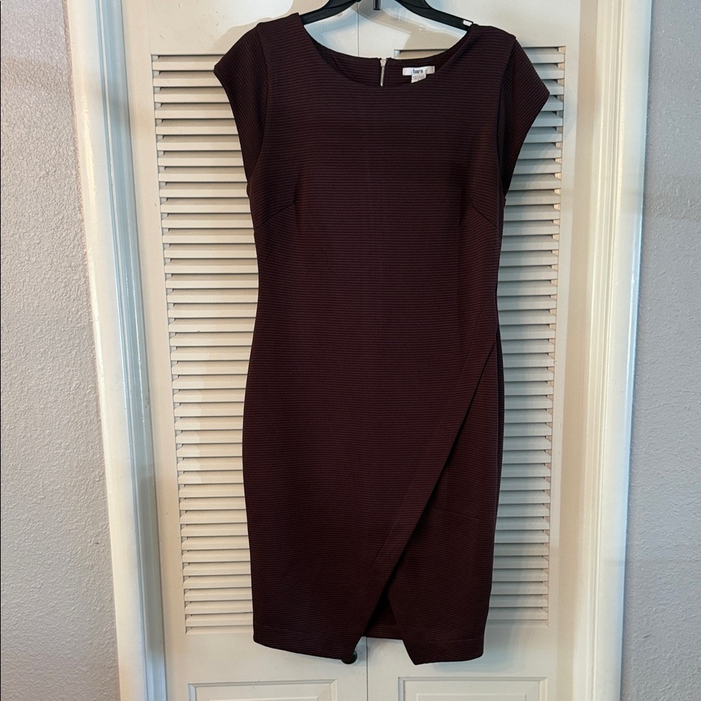 Bar III Deep Burgundy Midi Dress